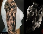 Kayleigh Swenson tattooed by Sergio Sanches Art